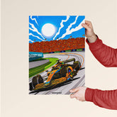 McLaren F1 Team - Zandvoort 2022 Race Poster